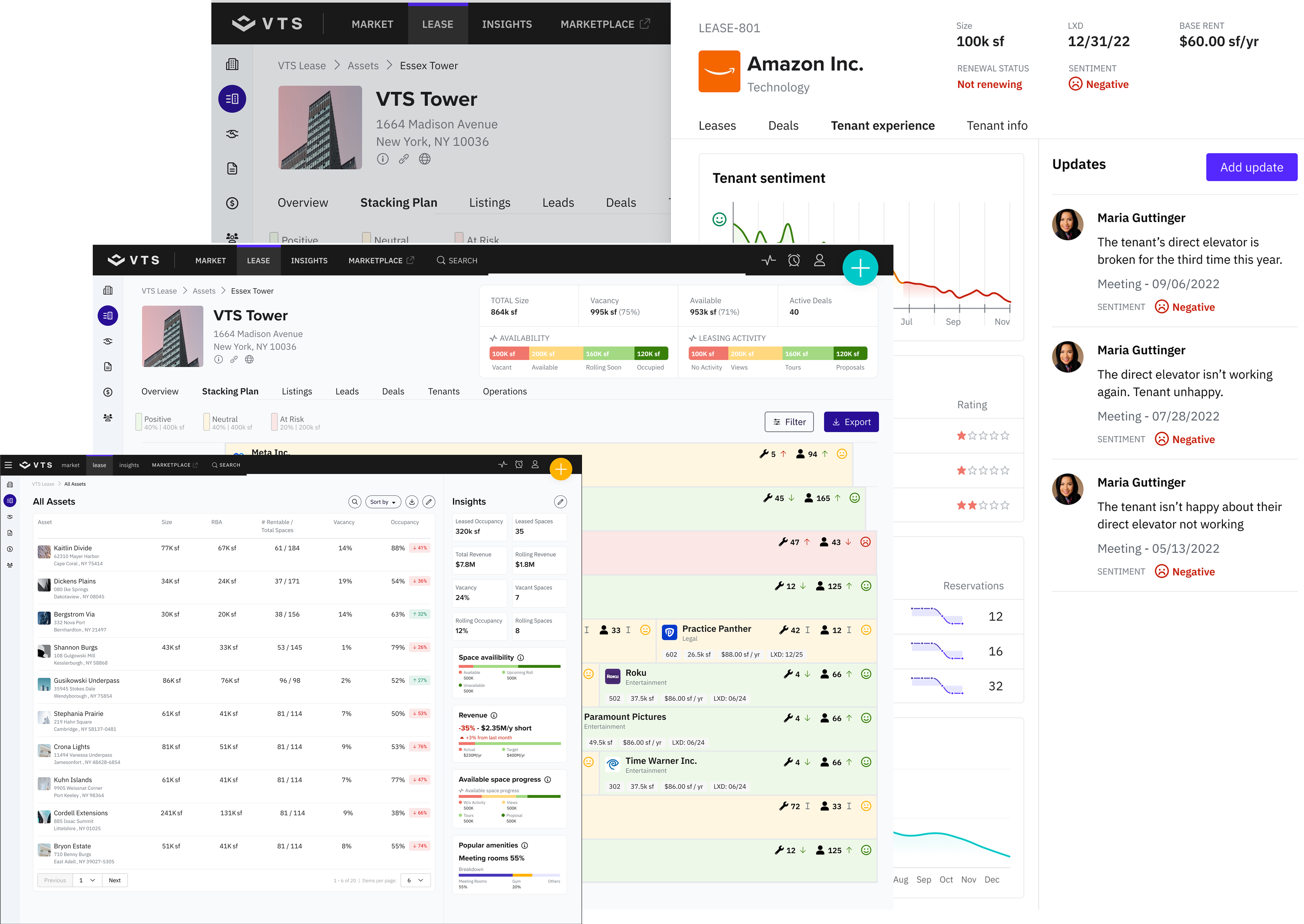 The new unified VTS CRE OS dashboard 